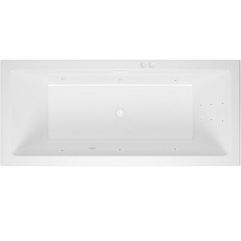 Ванна гидромассажная Excellent Heaven Slim "LINE" WAEX.HEV18S.LINE.WH 180x80 (белый), каркас, слив-перелив